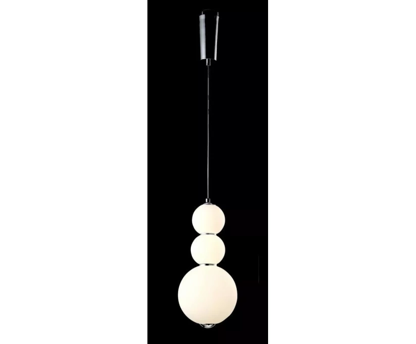 Подвесной светодиодный светильник Crystal Lux Desi SP3 Chrome/White - фото 3
