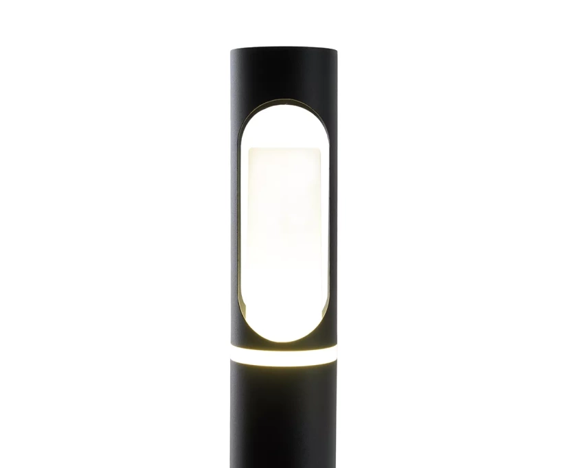 Светильник садово-парковый Feron DH1105, 15W, GU10,230V, черный (столб) 51231 - фото 4