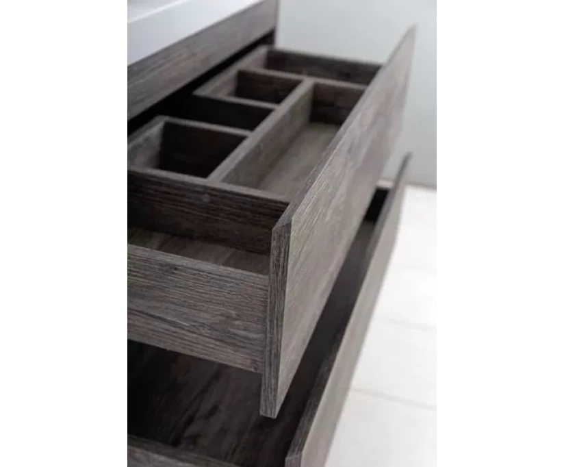 Тумба с раковиной BelBagno Kraft 90 rovere galifax bianco - фото 4