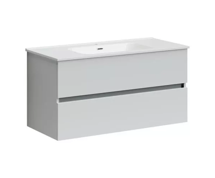 Тумба под раковину без столешницы Sancos Urban 89 см белый глянец (UR90W) - фото 1