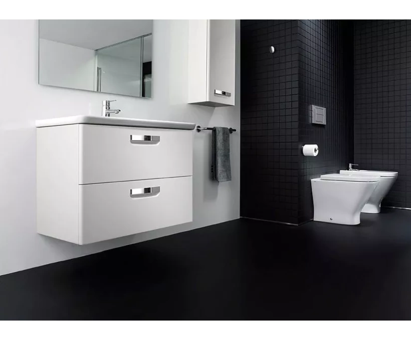 Тумба для комплекта Roca Gap 80, белая матовая (ZRU9302732) - фото 3