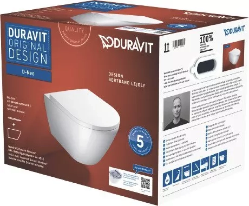 Чаша для унитаза подвесного Duravit D-Neo 2577090000 - фото 10