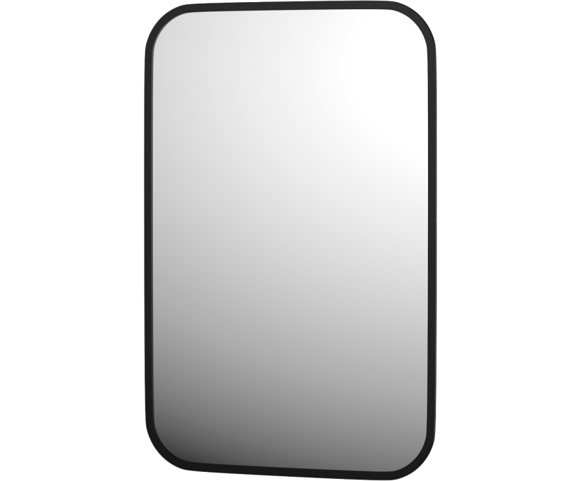 Зеркало Defesto Aura DF 2962 40x60, с нейтральной подсветкой, без выключателя, черное - фото 1