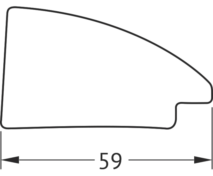 Зеркало Evoform Definite BY 7608 63х83 брашированное серебро - фото 4
