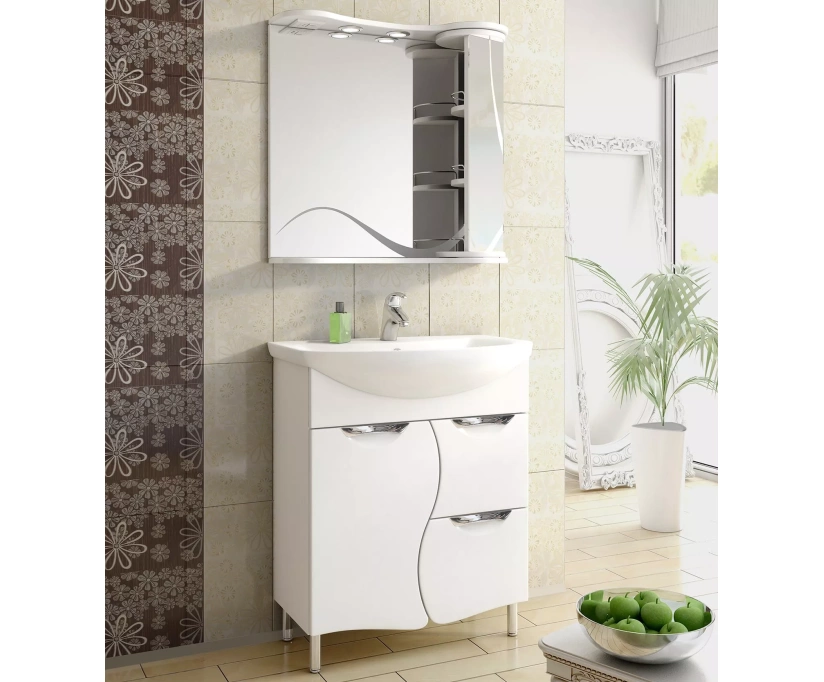 Мебельная раковина Santek Балтика 70 белая (1.WH20.7.776) - фото 3