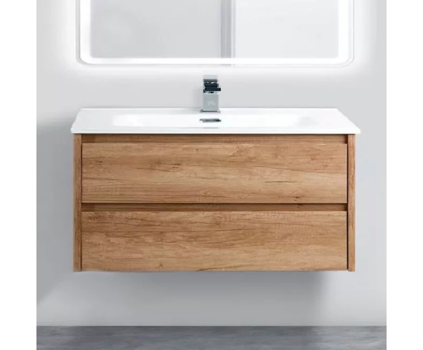 Тумба с раковиной BelBagno Kraft 100 rovere nebrasca nature - фото 1