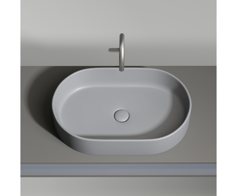 Накладная раковина Ceramicanova Element CN6048MH антрацит матовая - фото 3