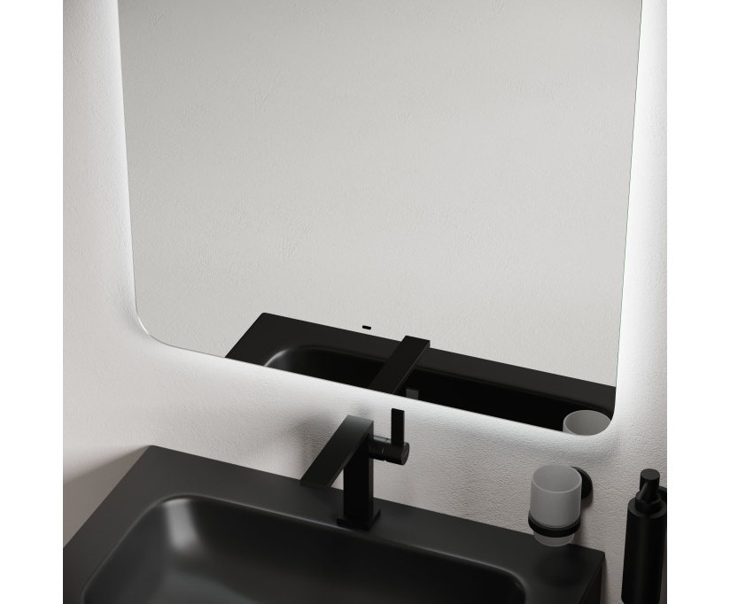 Зеркало для ванной комнаты Sancos Ray 700x1000 c подсветкой, RA700 - фото 3