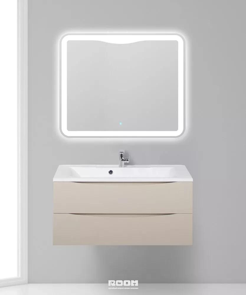 тумба с раковиной belbagno marino 75 bianco lucido