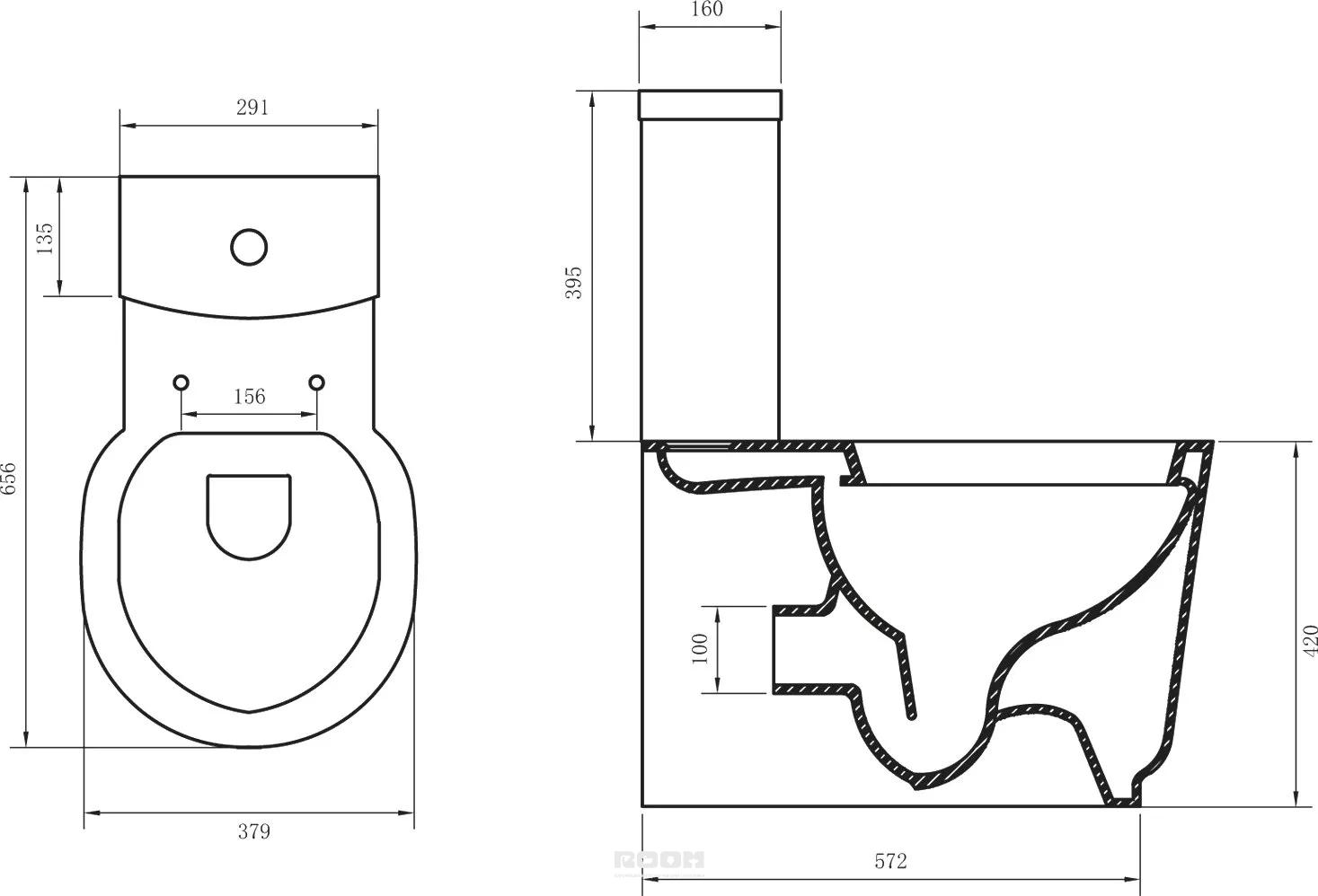 Belbagno унитаз компакт безободковый belbagno steam фото 80