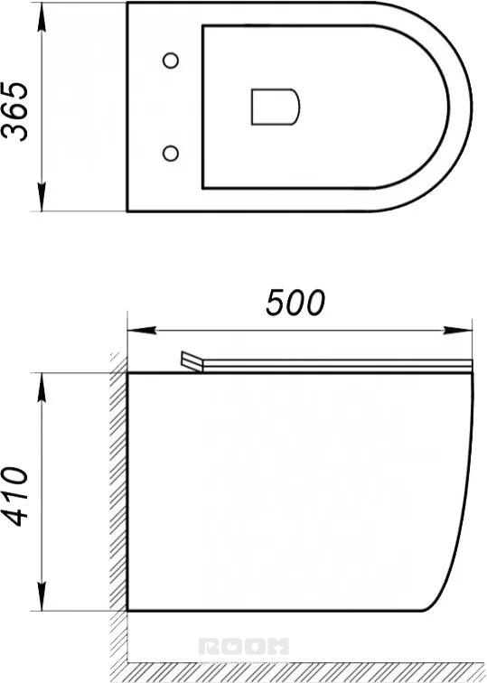 Amanda bb051chr. Унитаз безободковый подвесной BELBAGNO Amanda bb051chr.