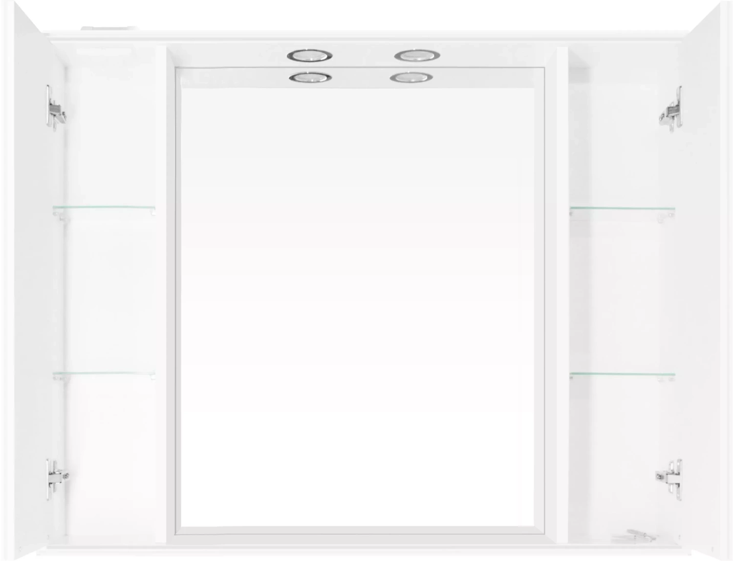 Зеркало-шкаф Style line Олеандр-2 90/с Люкс, белый