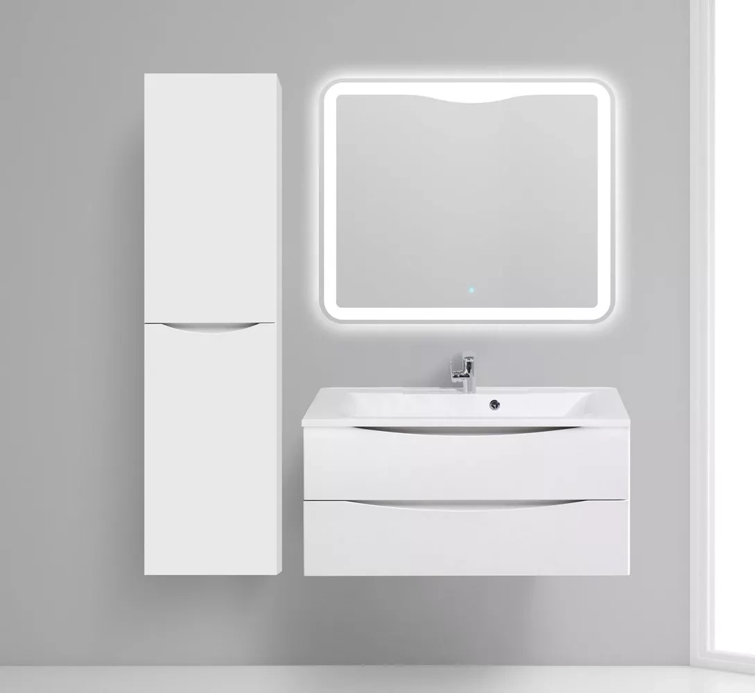 Тумба с раковиной belbagno marino 120 bianco opaco