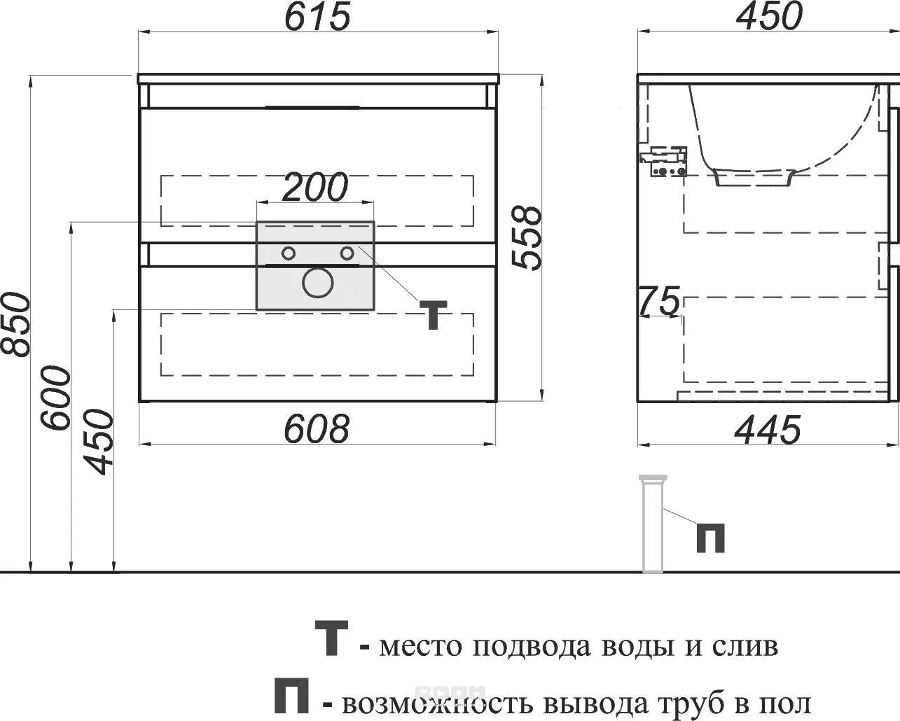 малага тумба с раковиной